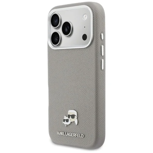 KARL LAGERFELD KLHMP17L6PFKCLG dėklas iPhone 17 Pro, pilkas image 2