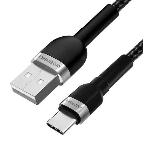 Wozinsky WNBAC2 USB-A–USB-C laidas, 2 m, juodas image 3