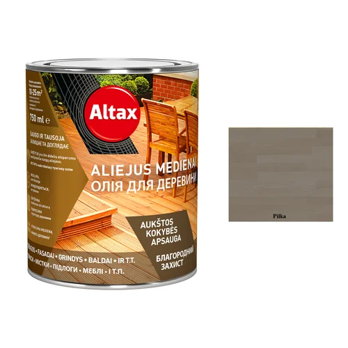 Altax Altaxin Aliejus medienai, 0,75 l, Pilkos spalvos image 1