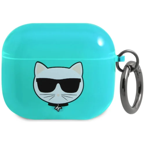 Karl Lagerfeld Choupette Head dėklas AirPods 3, mėlynas image 1