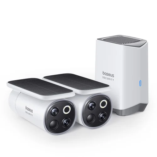 Baseus Security S1 Pro Dual 3K lauko stebėjimo rinkinys, 2 kameros, balta image 2