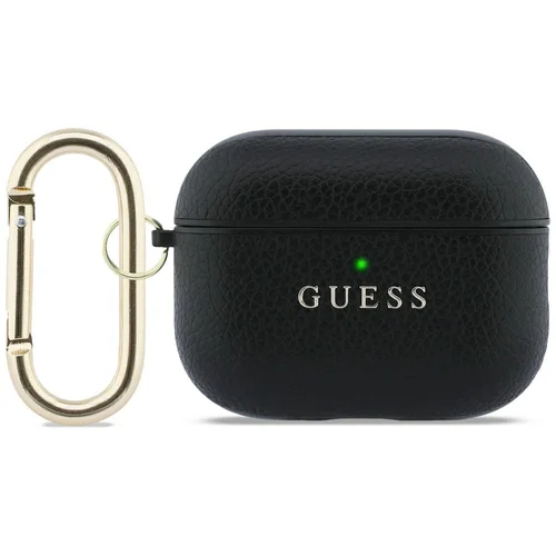 Guess Grained Classic Logo dėklas AirPods Pro 3, juodas image 1