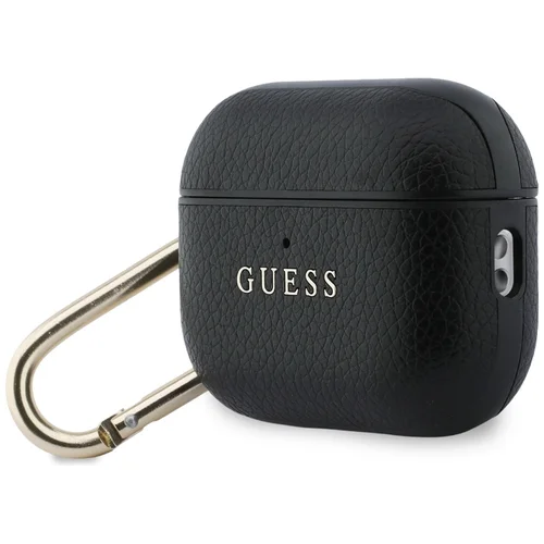 Guess Grained Classic Logo dėklas AirPods Pro 3, juodas image 3