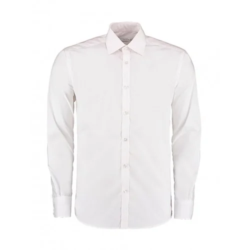 Kustom Kit KK192 vyriški marškiniai ilgomis rankovėmis, L, White image 1