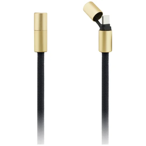 Guess CBDY 4G Charm USB-C–USB-C kabelis, 150 cm, juodas image 3