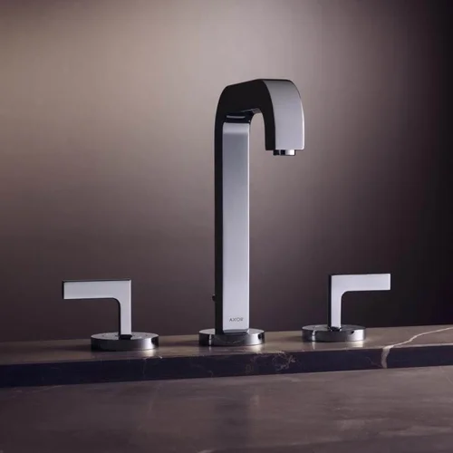 Hansgrohe Axor Citterio 170 39135000 aukštas praustuvo maišytuvas – Braižytos bronzos image 2