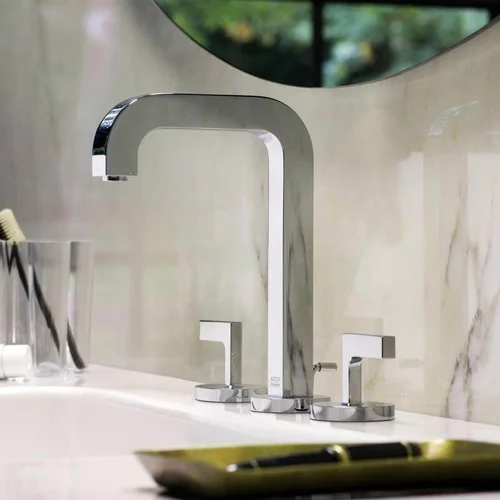 Hansgrohe Axor Citterio 170 39135000 aukštas praustuvo maišytuvas – Braižytos bronzos image 3