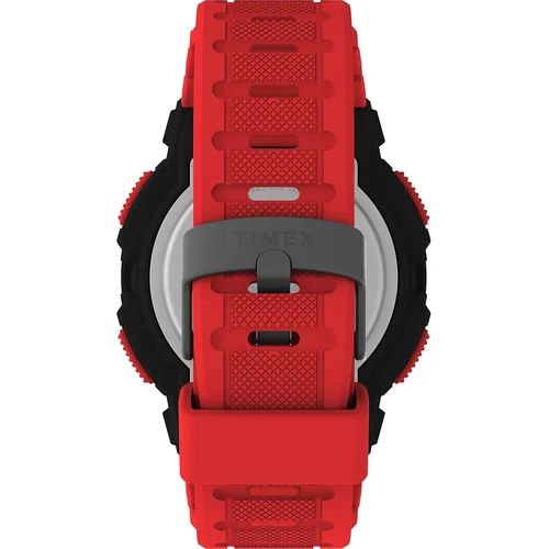 TIMEX TW5M59200 UFC Rumble vyriškas laikrodis raudonu dirželiu image 2