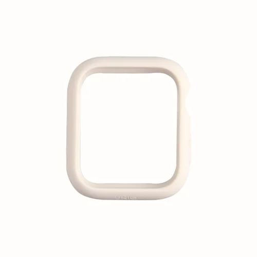 Uniq Lino silikoninis dėklas Apple Watch 44 mm, baltas image 3