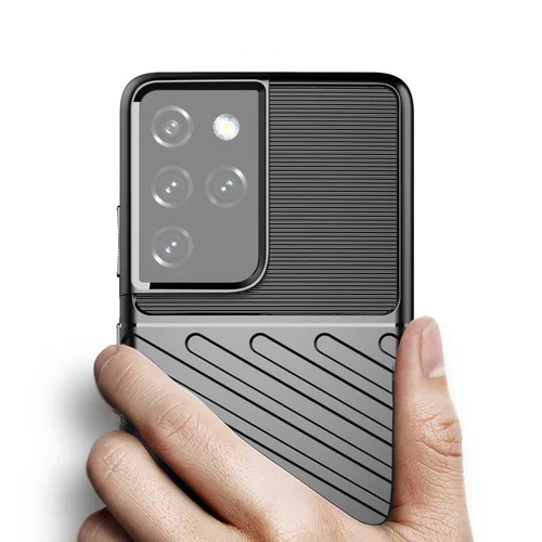 Thunder Case TPU dėklas Samsung Galaxy S22 Ultra, juodas image 2