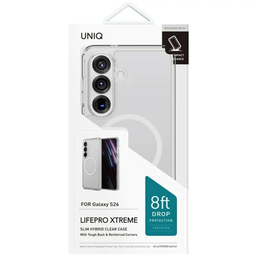 Uniq LifePro Xtreme dėklas Galaxy S26, skaidrus image 3