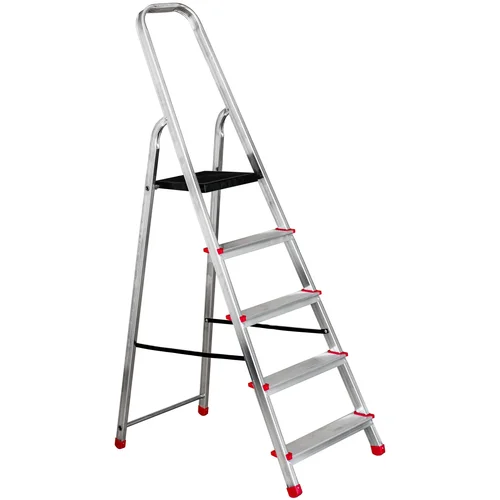 Haushalt C04CNP/06 Kopėčios vienpusės buitinės 5 pakopų, 175 cm image 1