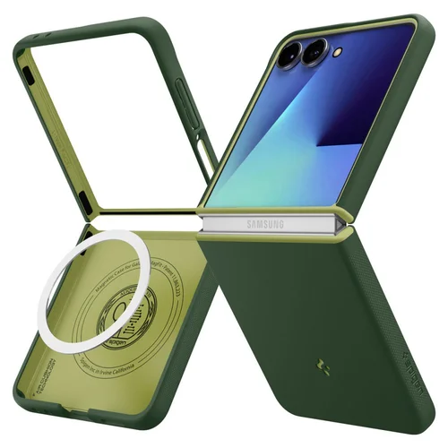 Spigen Nano Pop MagSafe dėklas Samsung Galaxy Z Flip 7, žalias image 1