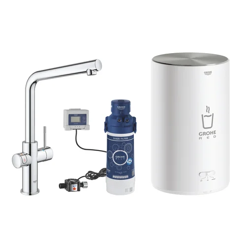 GROHE Red Duo virtuvinis maišytuvas M boileriu, L snapu, grafito spalvos image 2