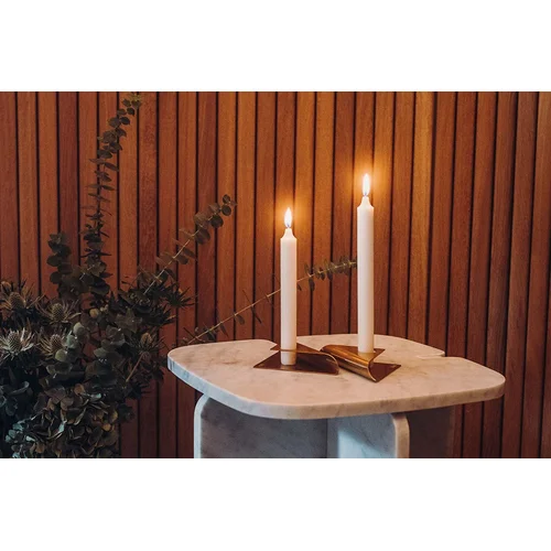 HOFATS SQUARE CANDLE žvakių laikiklių rinkinys, aukso, 4 vnt. image 2