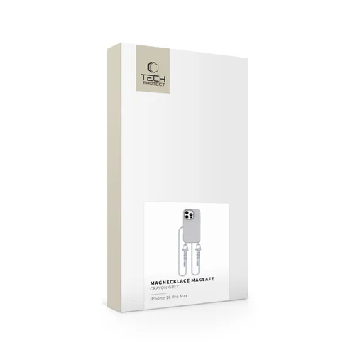Tech-Protect MagNecklace dėklas iPhone 16 Pro Max, pilkas image 3