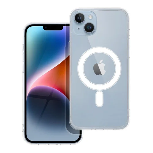 Skaidrus Mag Koveris dėklas iPhone 14 Plus, MagSafe image 1
