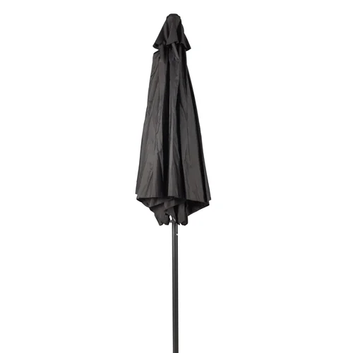 Lauko skėtis ⌀ 250 cm × 225 cm, Juodas image 3