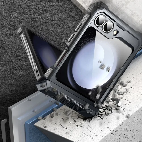 Supcase IBLSN ArmorBox dėklas Galaxy Z Flip 6, juodas image 2