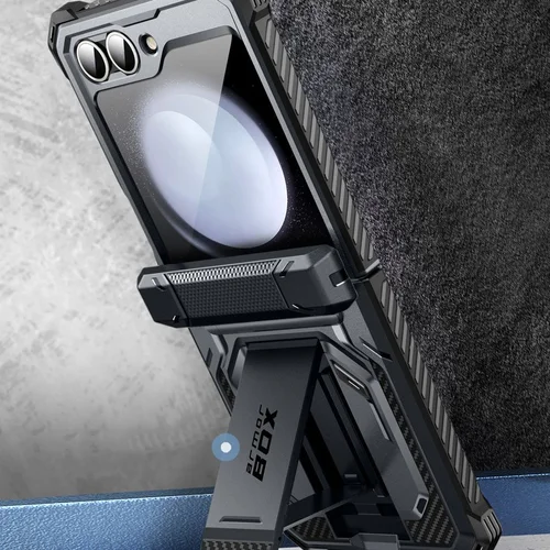 Supcase IBLSN ArmorBox dėklas Galaxy Z Flip 6, juodas image 3