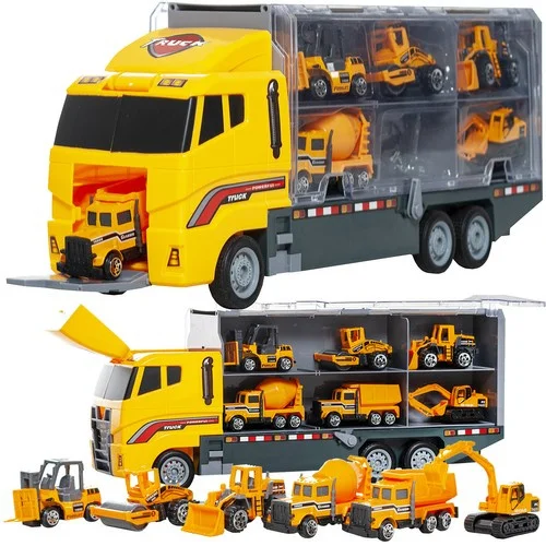 TIR žaislinis sunkvežimis su 6 automobiliais 22481 image 1