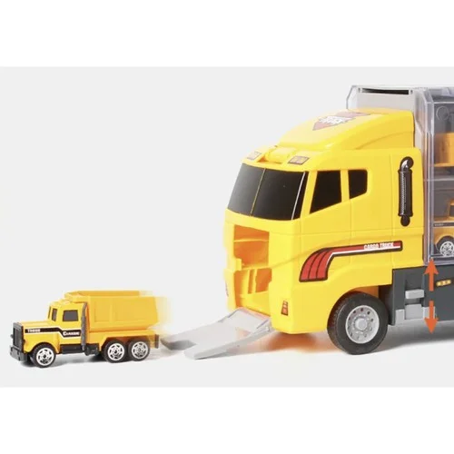 TIR žaislinis sunkvežimis su 6 automobiliais 22481 image 3