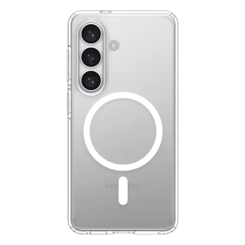 Spigen Ultra Hybrid Mag dėklas Samsung Galaxy S26, skaidrus ir baltas image 3