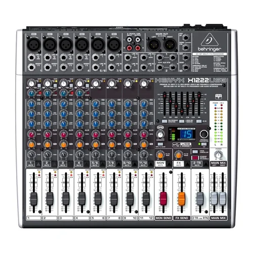 Behringer X1222USB 4 kanalų garso mikseris image 1