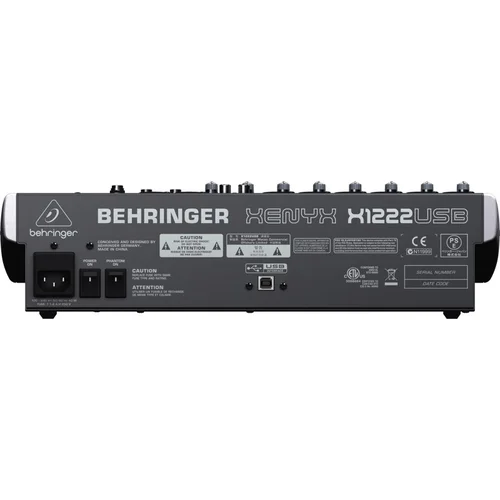 Behringer X1222USB 4 kanalų garso mikseris image 3
