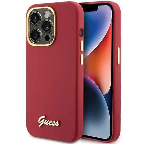 GUESS GUHCP15LSMBSLM dėklas iPhone 15 Pro, magenta image 1