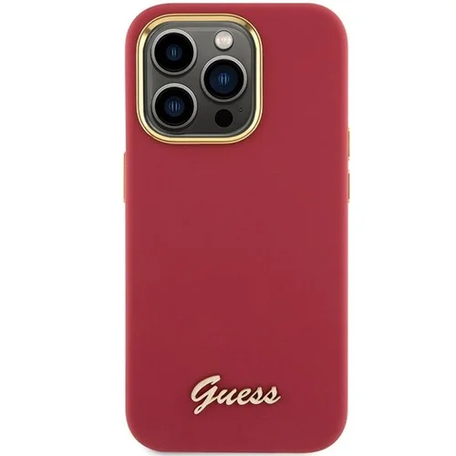 GUESS GUHCP15LSMBSLM dėklas iPhone 15 Pro, magenta image 3