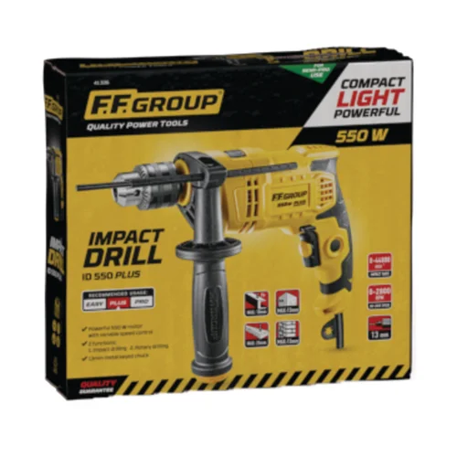 FF GROUP ID 550 Plus Elektrinis smūginis gręžtuvas, 550 W image 2