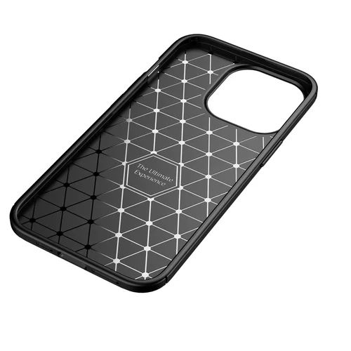PRIIMTAS karboninis dėklas iPhone 15 Pro Max, juodas image 2