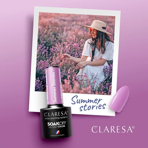 CLARESA Summer Stories 7 hibridinis nagų lakas, 5 g image 2