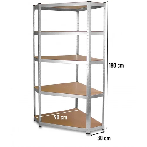 GC9030 metalinės sandėliavimo lentynos 180 × 90 × 30 cm image 3