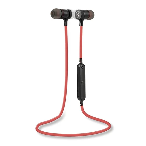 Ferrari FESEPRCB Bluetooth ausinės, raudonos ir juodos image 1