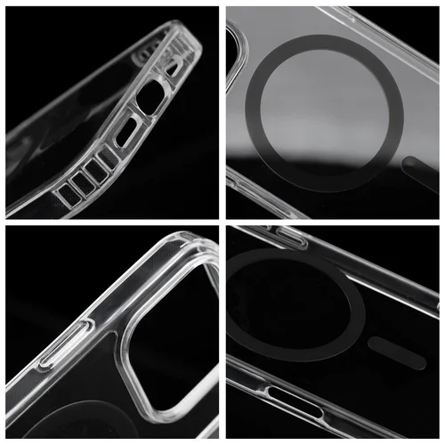 Spalvingas Drop Glue MagSafe dėklas iPhone 12 Pro Max, juodas image 2