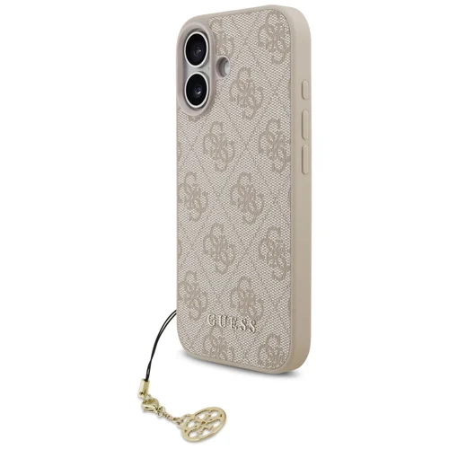 Guess 4G Charms Collection MagSafe dėklas iPhone 17, rožinis image 3