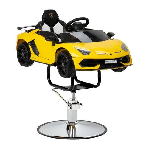 Gabbiano Lamborghini vaikų kirpyklos kėdė, geltona image 1