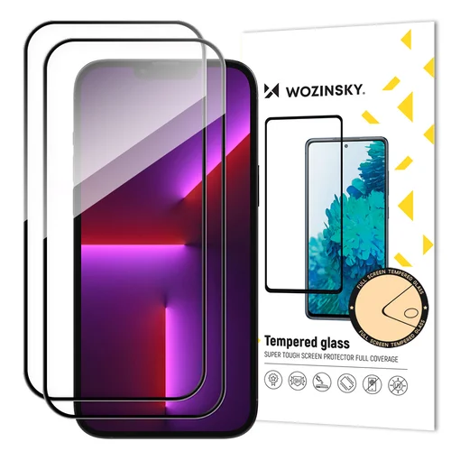Wozinsky stiklo apsaugos iPhone 14 Pro Max, 2 vnt., juodos image 1