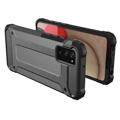 Hibridinis dėklas Samsung Galaxy A03s, juodas image 3