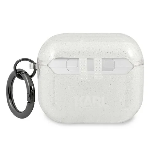 Karl Lagerfeld Choupette Head dėklas AirPods 3, sidabrinis image 2