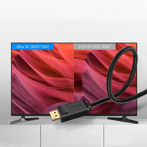 Ugreen DP102 10212 DisplayPort 1.2 laidas, 3 m, juodas image 3