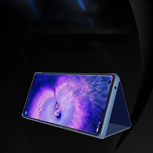 Oppo Find X5 Pro Clear View Case dėklas, juodas image 3