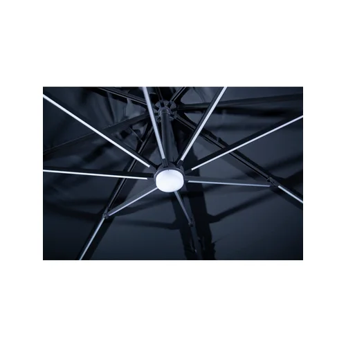 Sodo skėtis LED, 250 cm, Rusva image 2