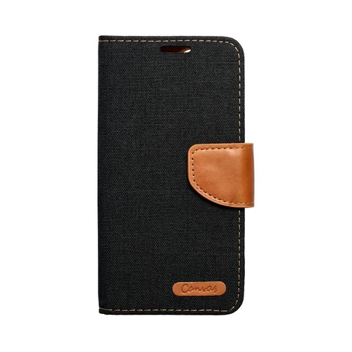 KANVAS knyginis dėklas Xiaomi Redmi Note 13 Pro Plus 5G, juodas image 3