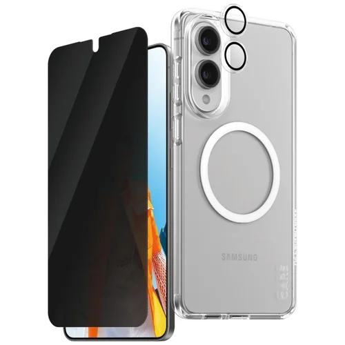 CARE by PanzerGlass Flagship 3-in-1 rinkinys Samsung Galaxy S25 Edge, skaidrus image 2