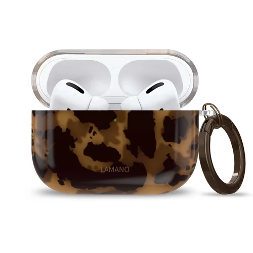 Tech-Protect Lamano dėklas AirPods Pro 1 / 2, juodas ir rudas image 2