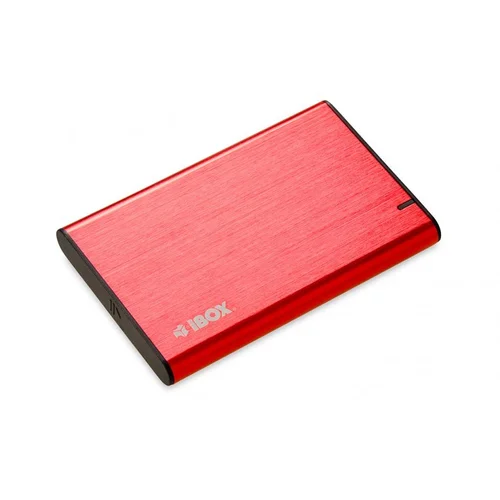 iBox HD-05 HDD/SSD dėklas 2,5 col., raudonas image 2