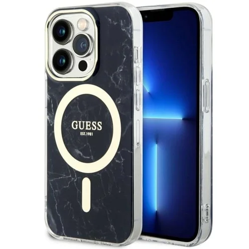 Guess GUHMP14LPCUMAK Marble MagSafe dėklas iPhone 14 Pro image 1